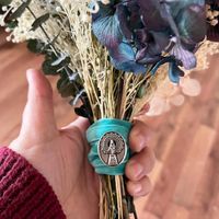 Regalar medalla ramo a la novia + mensaje medalla - 1