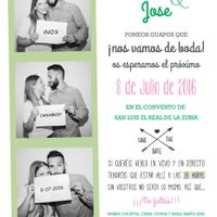 Invitaciones se boda tipo fotomaton ayudaa !!! - 1