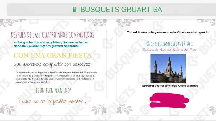 Invitaciones bodas - 2