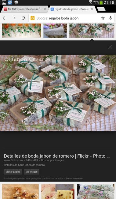 Jabones para regalar a invitadas - 1