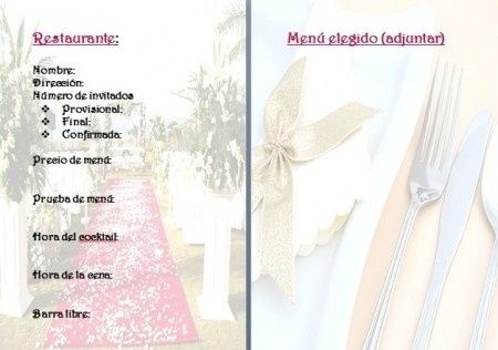 agendas novios