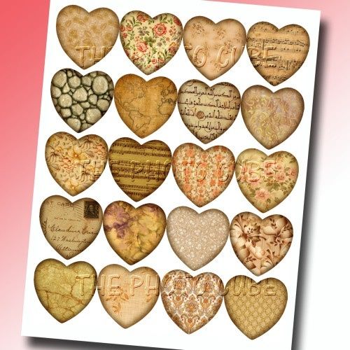 corazones etiquetas