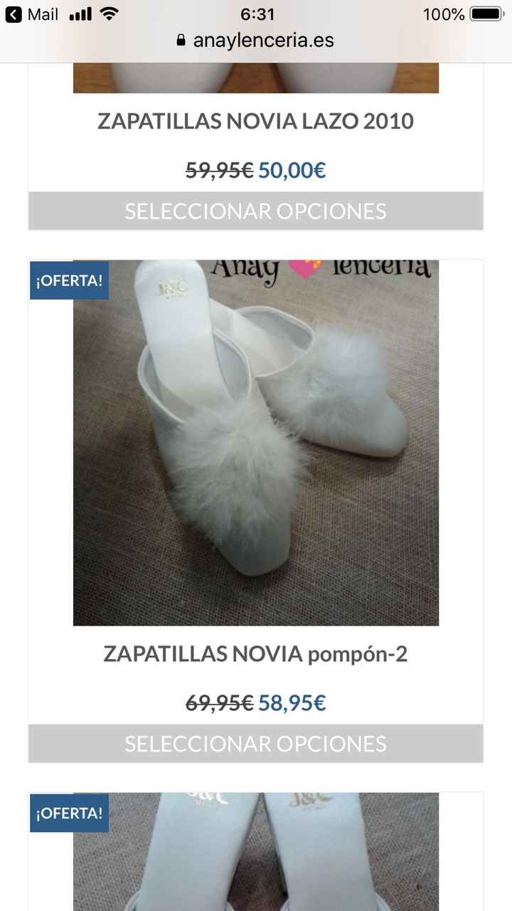 Zapatillas pompón - Moda nupcial - Bodas.net