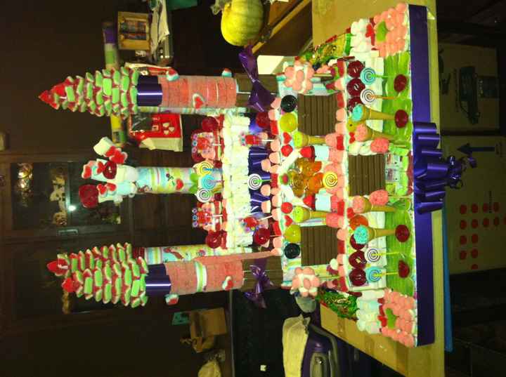 tarta de chuches castillo