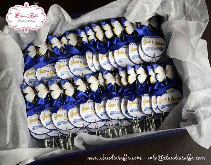 Alfileres boda mariposas