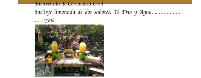 ¿Alguna ha puesto limonada en su boda? - 1