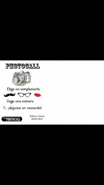 ¿cartel photocall? - 1