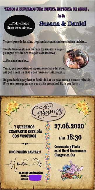 Nuestras invitaciones personalizadas 1