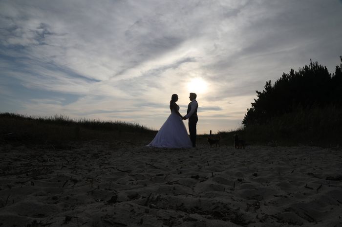 Fotos pre post boda en la playa - 2