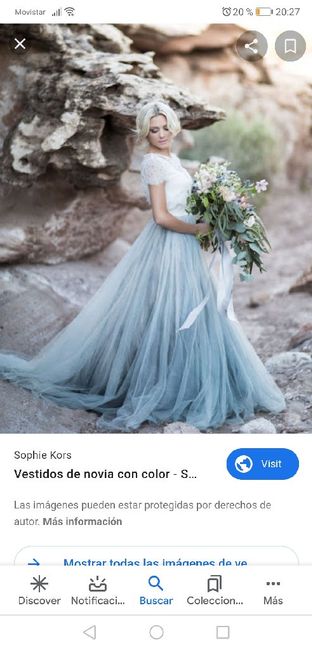 vestido de novia en color 1
