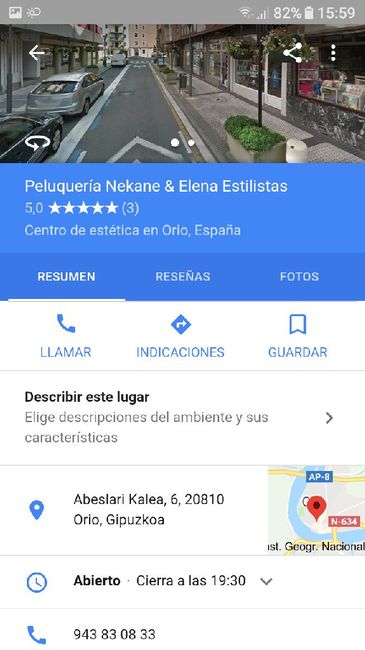 Pruebas de peinado, peluquerías Orio - 1