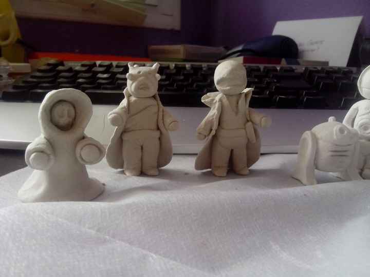 Ambientacion Starwars muñecos de los terrarios