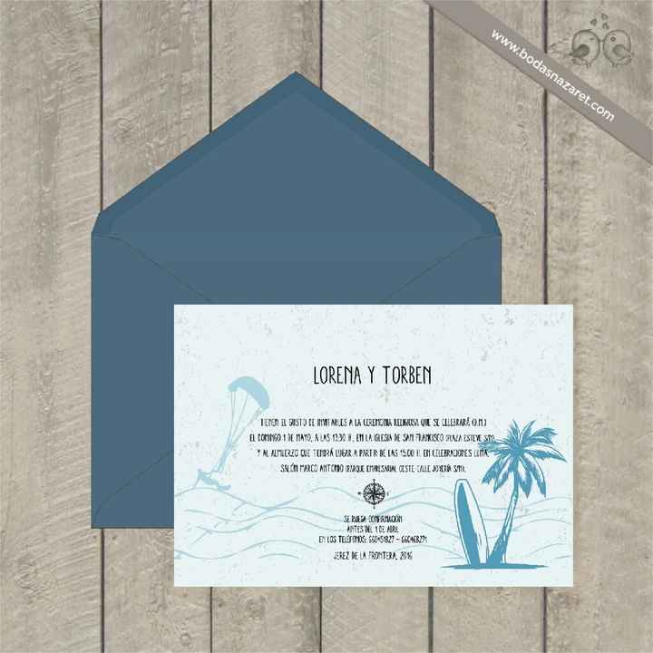 Nuestras invitaciones! qué os parece? - 1