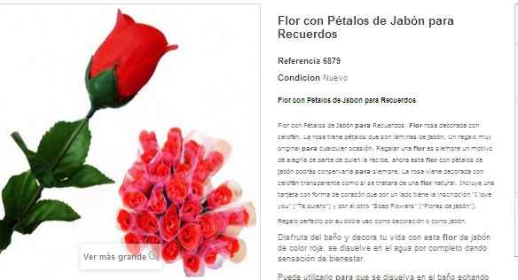 flor petalo jabon