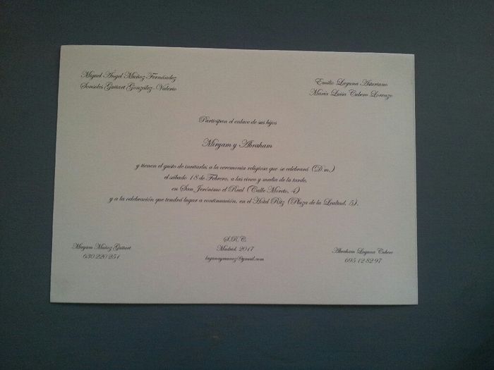 Texto invitaciones - 1