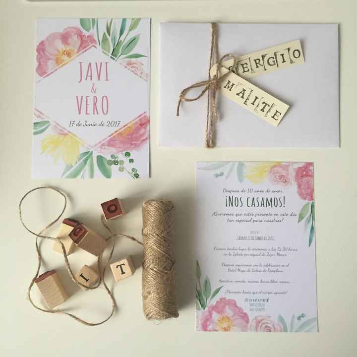 Han llegado nuestras invitaciones!!!! - 1
