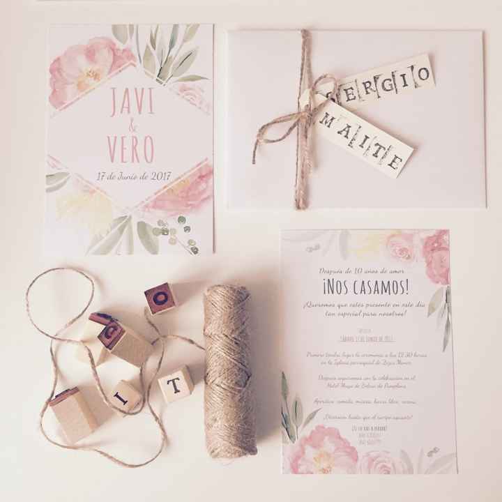 Han llegado nuestras invitaciones!!!! - 2