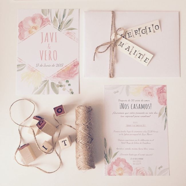 Han llegado nuestras invitaciones!!!! - 2