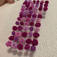 Alfileres para las invitadas hechos por mi😍 - 2