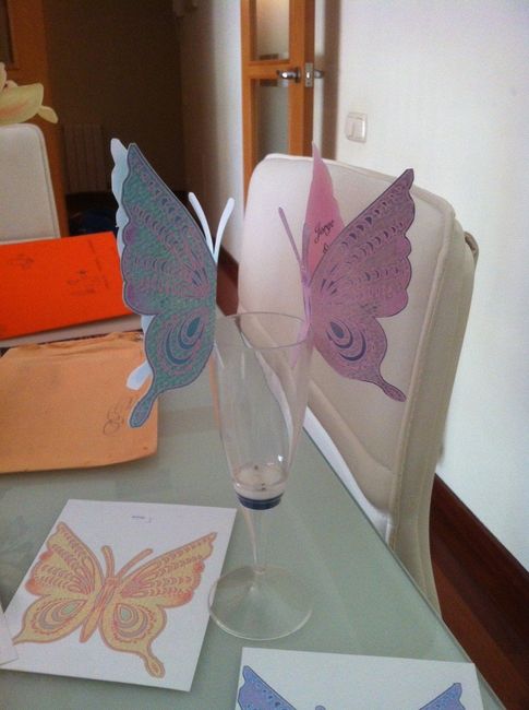Mariposas agradecimiento