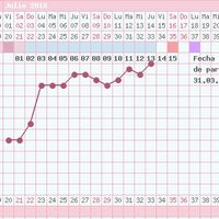 grafica temp basal