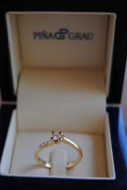 anillo pedida