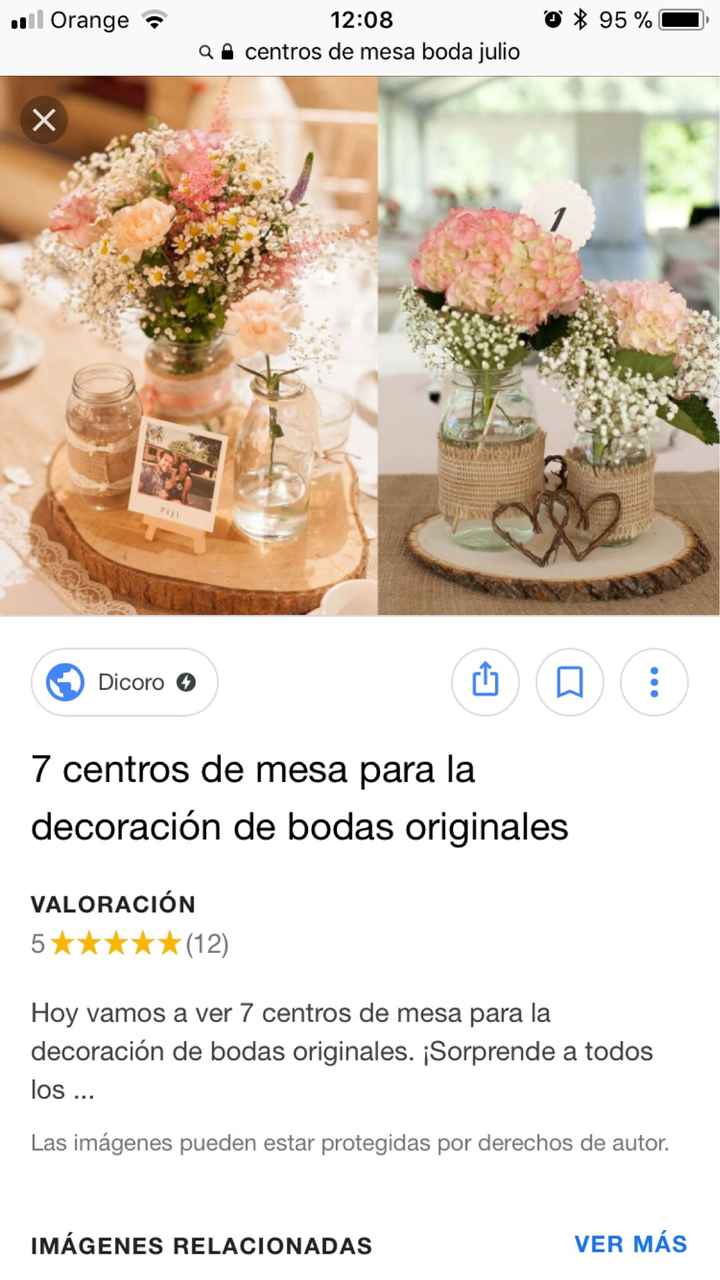  Centros de mesas. - 1