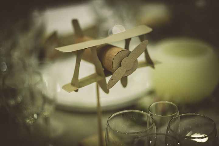Aviones de las mesas