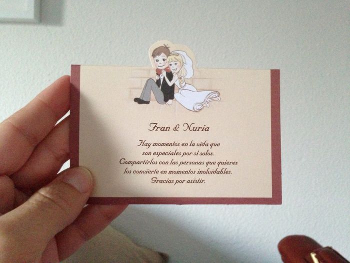 Tarjeta de agradecimiento