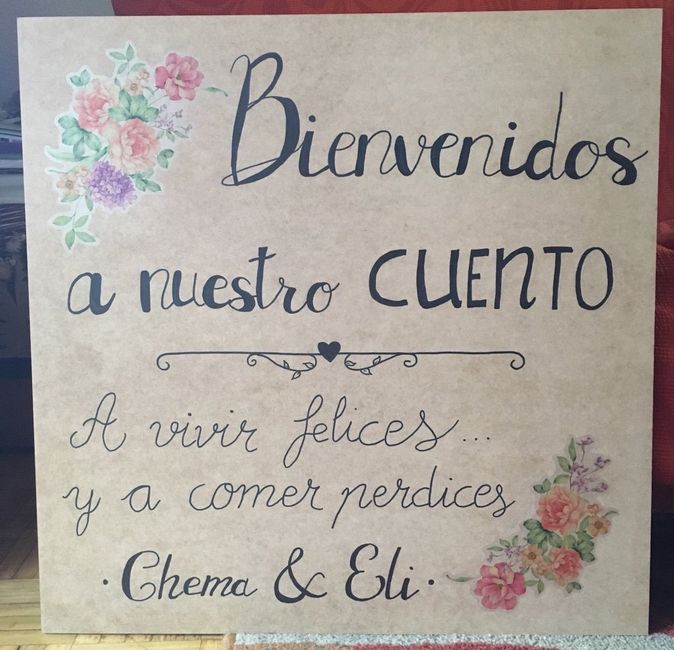 Cartel bienvenida 2