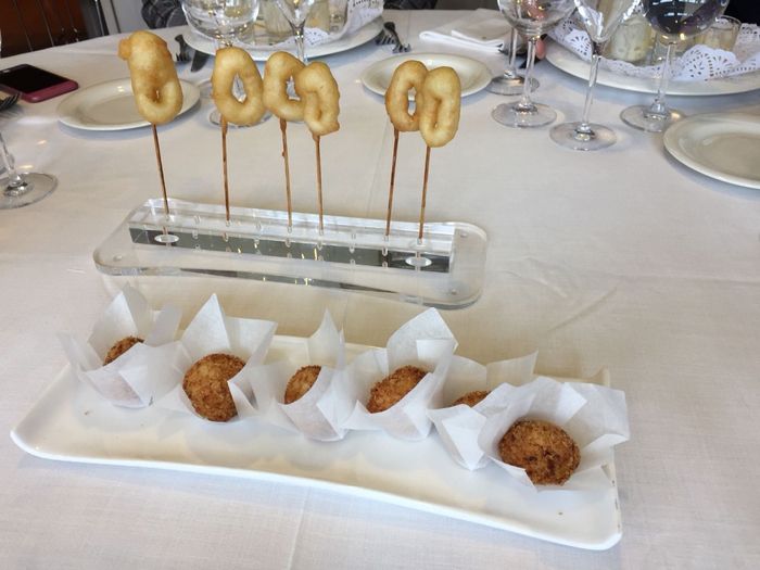 Croquetas y calamares