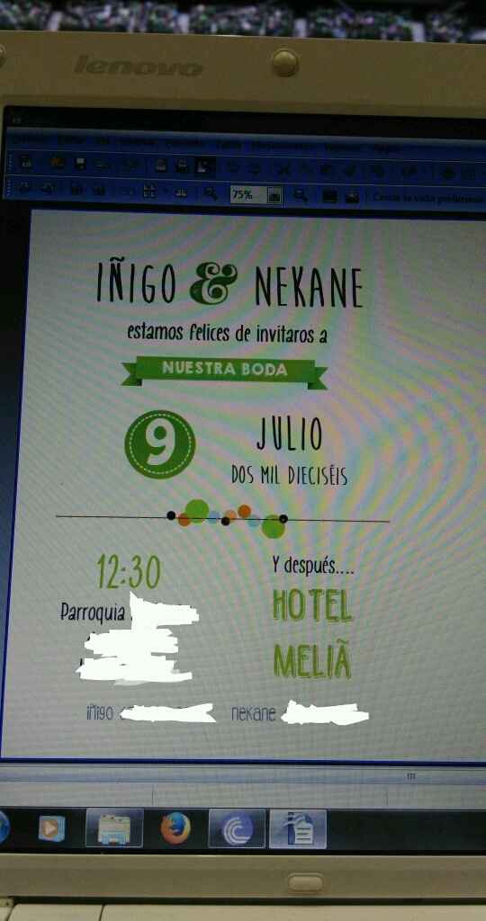 Invitaciones tipo mr.wonderful - 1