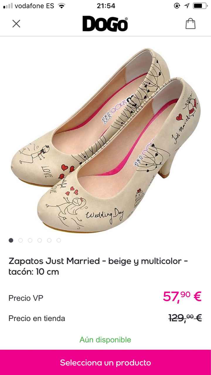  Zapatos originales para novia, marca Dogo - 1