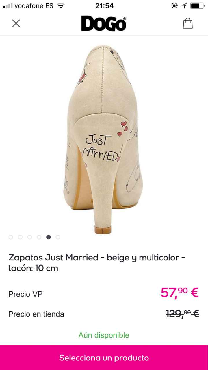  Zapatos originales para novia, marca Dogo - 2