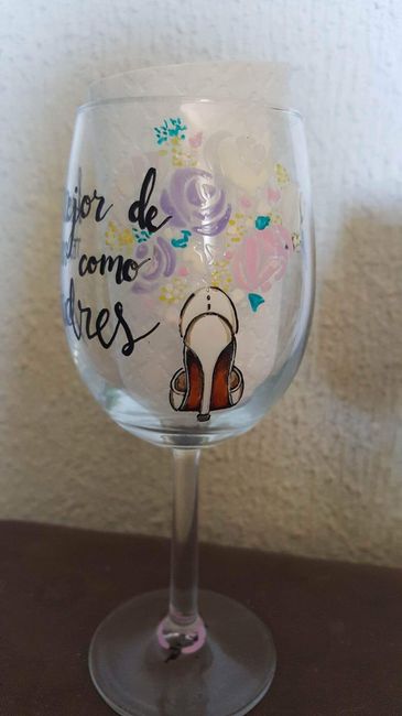 Copas pintadas a mano. - 6