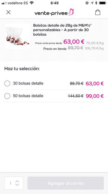  Oferta en vente-privee de m&m personalizados - 1