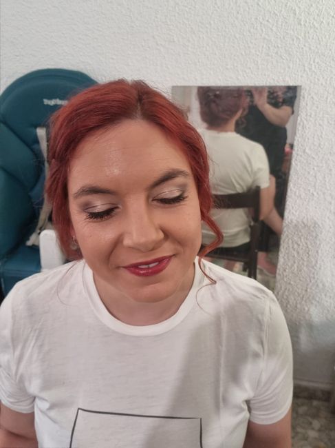 Prueba de maquillaje y peluquería 5