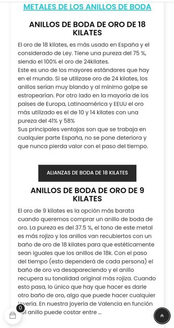 Alianzas de oro 22 o 24 k? 2