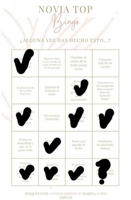 Bingo de novia, ¡a ver quién me supera! - 1
