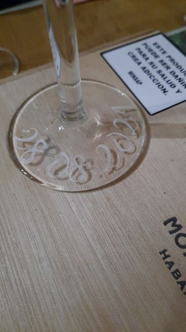 Copas champan boda 3