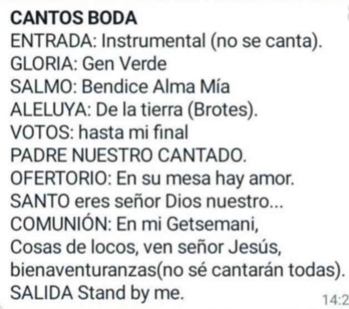 Ceremonia religiosa: ¿en que momento se dan los anillos? 1