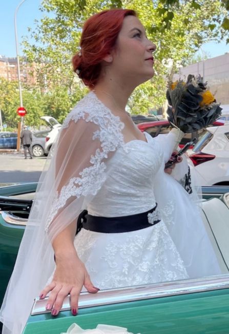 Alas/ Capa vestido de novia. - 1
