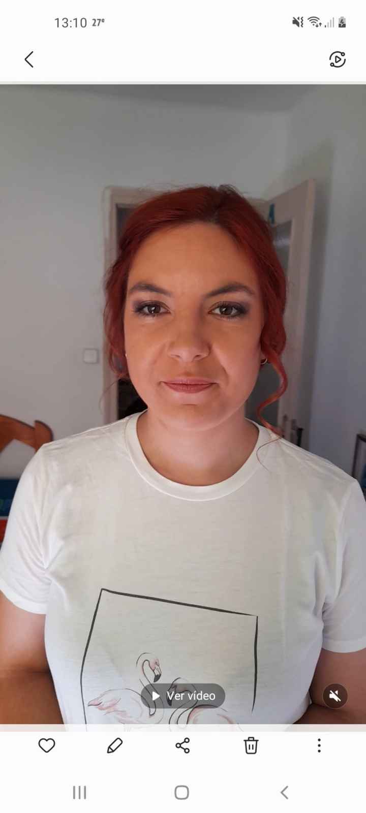 Prueba de maquillaje y peluquería - 1
