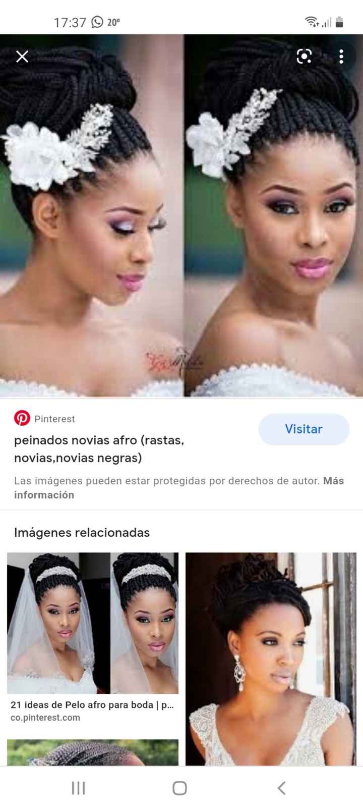 Novia con pelo Afro - 4
