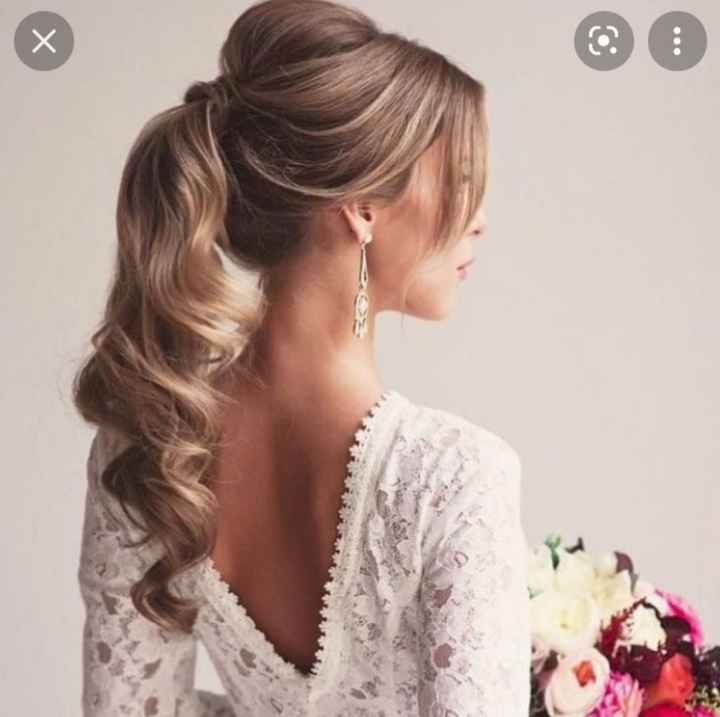 ¿Que peinado usarías con este vestido? - 2