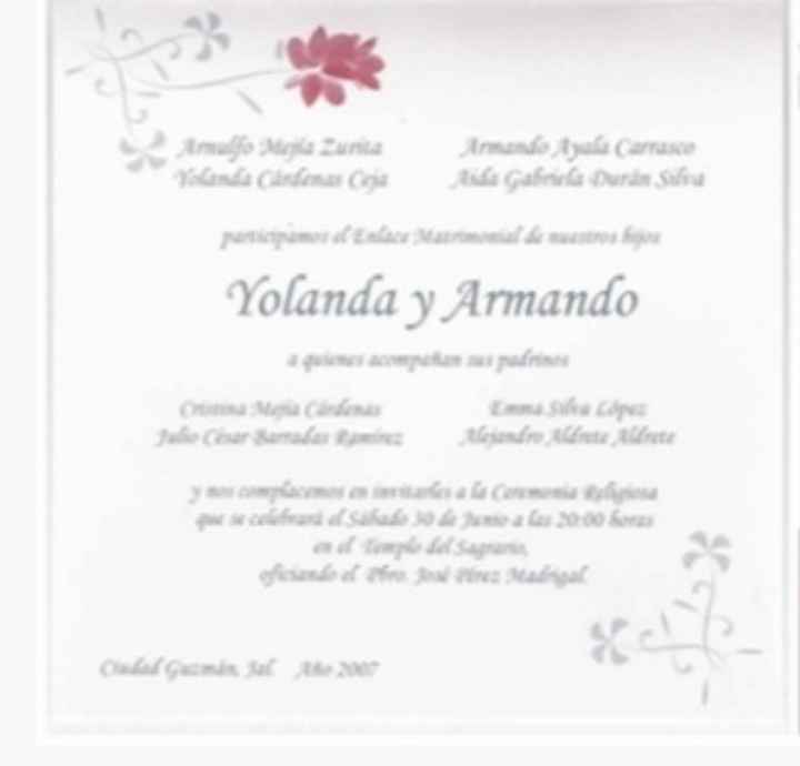 ¿Qué nombre va primero en las Invitaciones? - 1