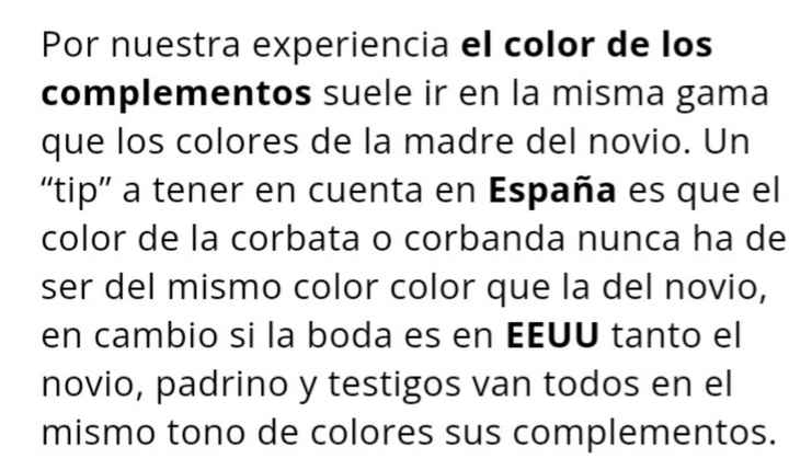 Protocolo corbatas novio padre y padrino - 2