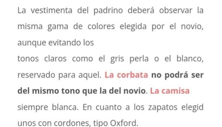 Protocolo corbatas novio padre y padrino - 4