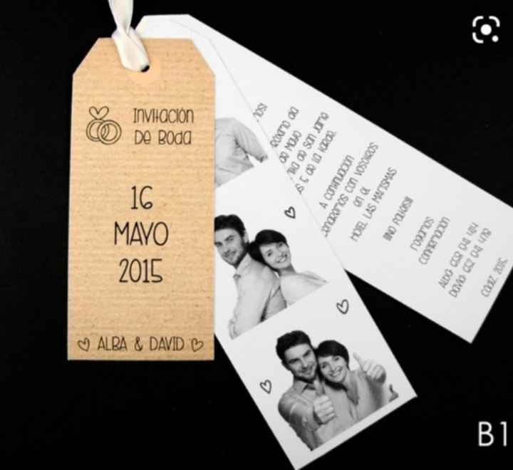 Alternativas de invitación - 2
