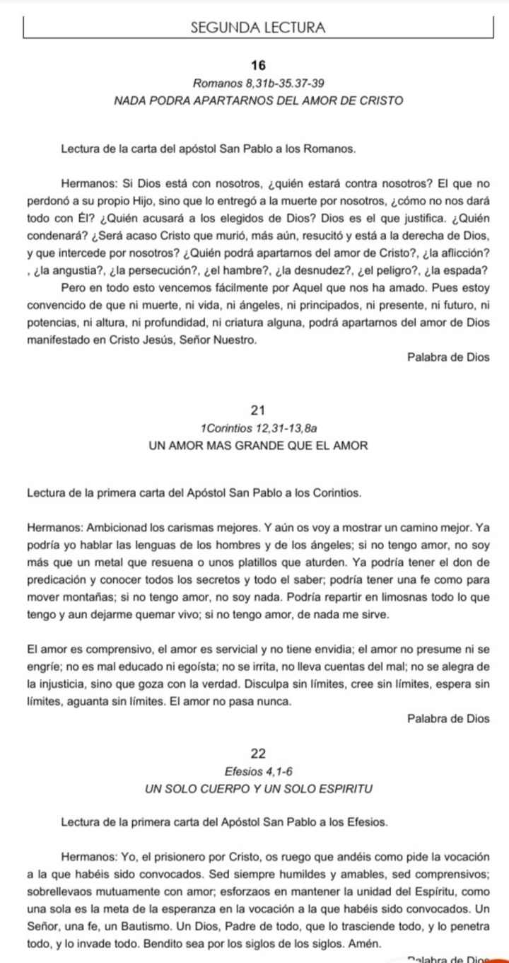 Quien elige las lecturas en ka iglesia - 6